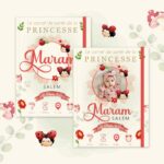 Couverture du carnet de santé Fille - Lady bug