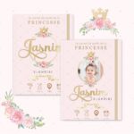 Couverture du carnet de santé Fille - Élégance