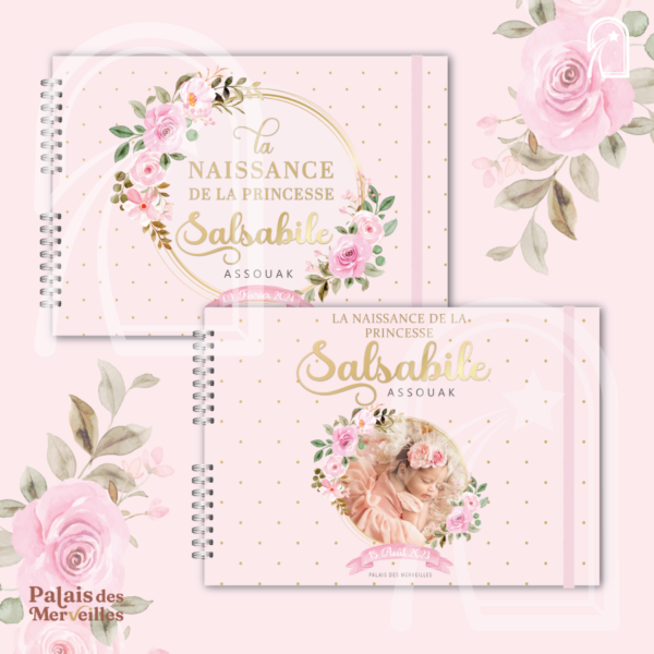 Livre de naissance  Fille – Jardin des Roses